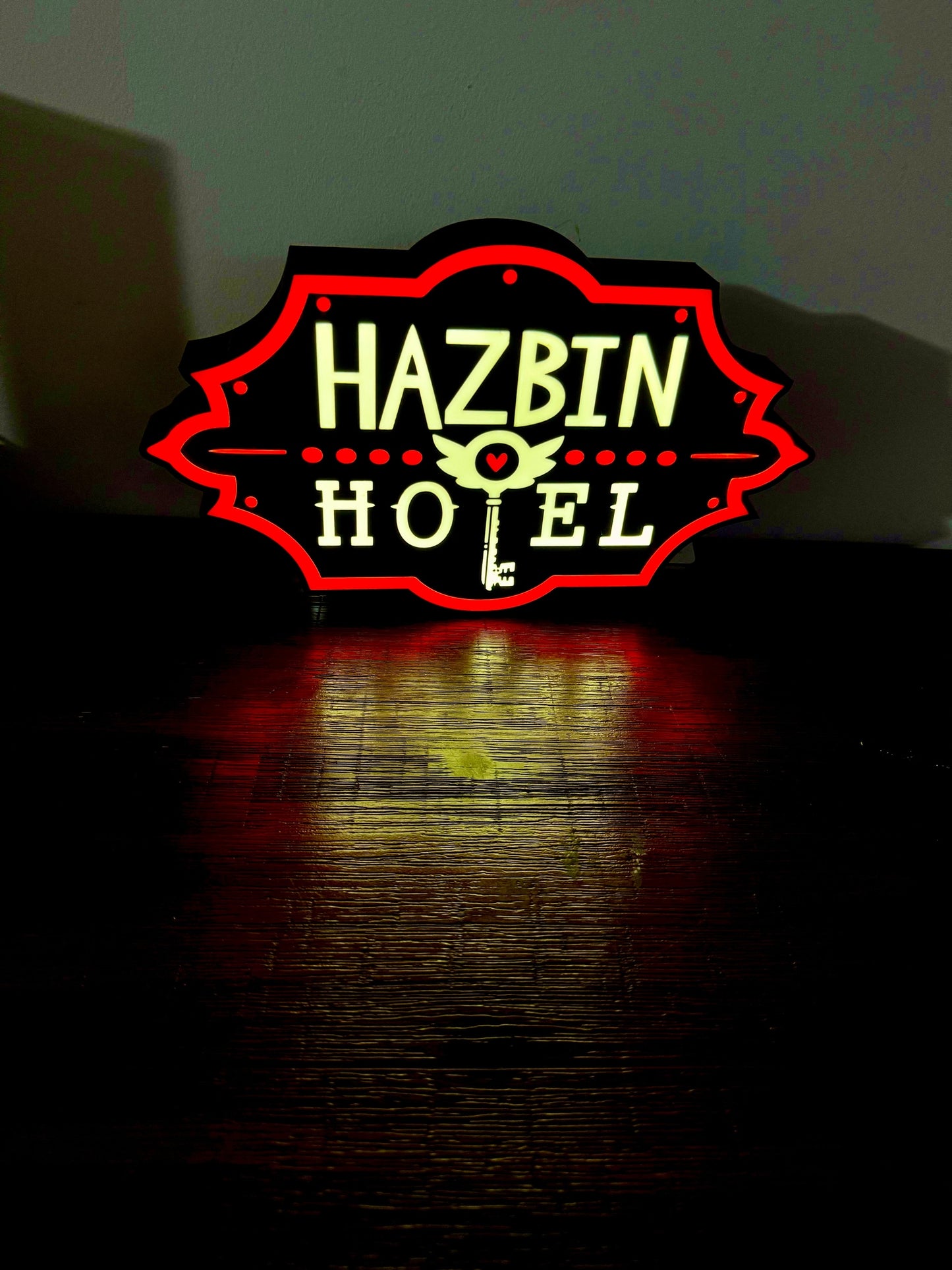 Hazbin Hotel: LED Light Box - Unique Wall Art - USB Powered