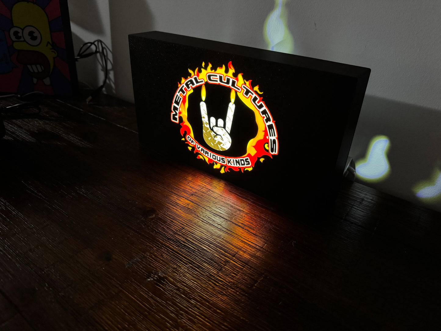 Metal Cultures - of various kinds - Light Up Artwork / Wall Art / Sign