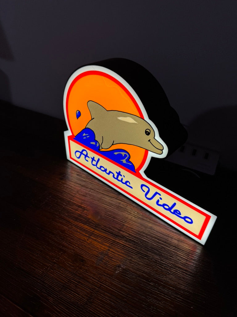 Atlantic Video Illuminated LED Sign, USB-Powered Night Light