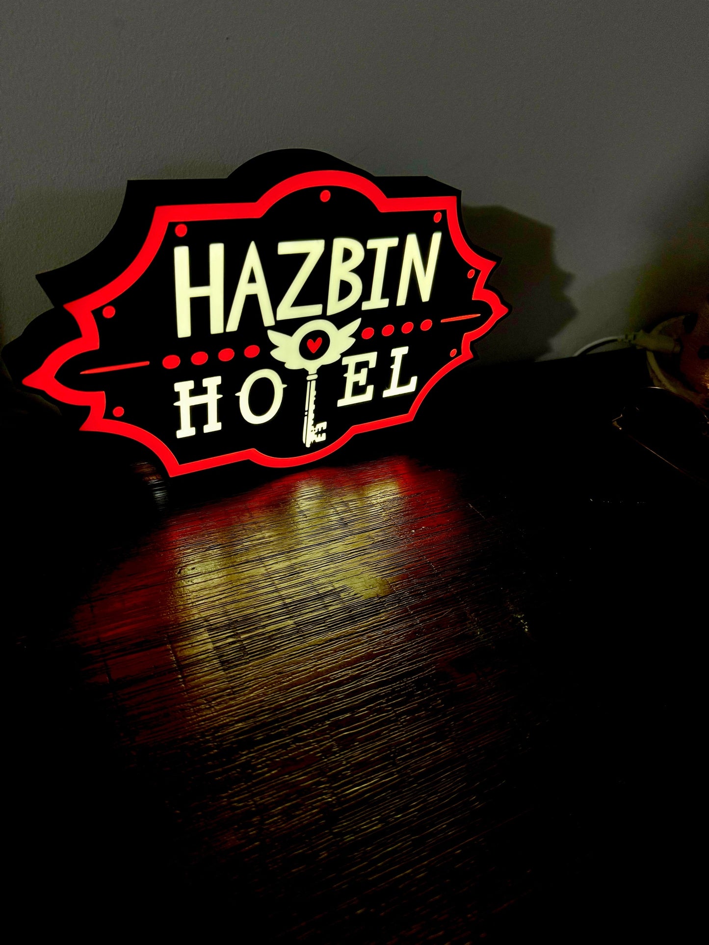 Hazbin Hotel: LED Light Box - Unique Wall Art - USB Powered