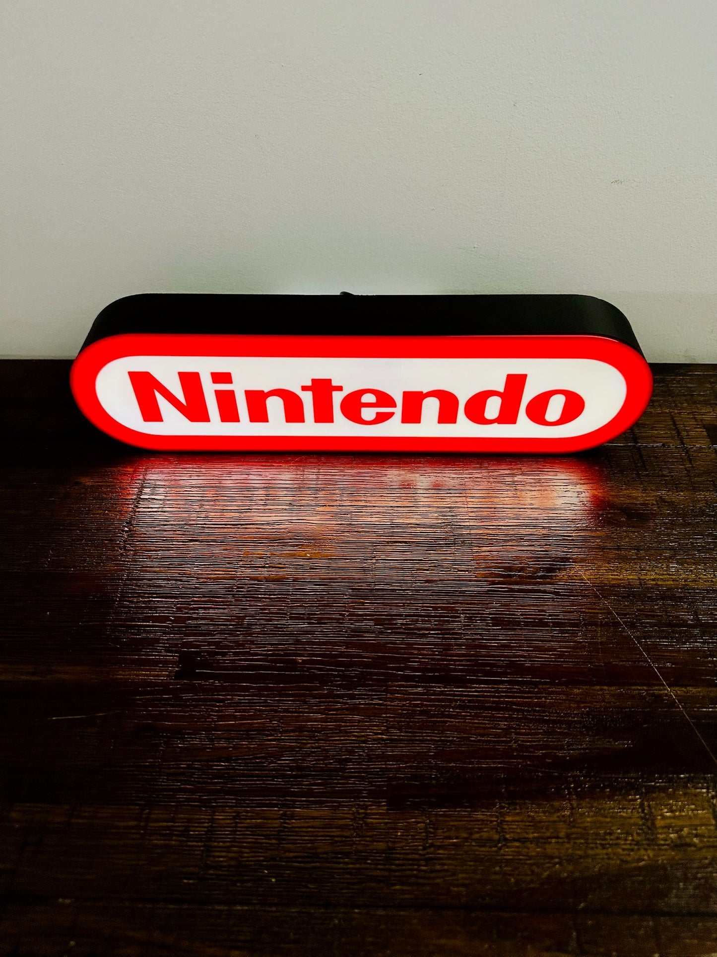 Nintendo Logo LED Light-Up Display Sign - Illuminate Your Gaming Space! ๐ฎ