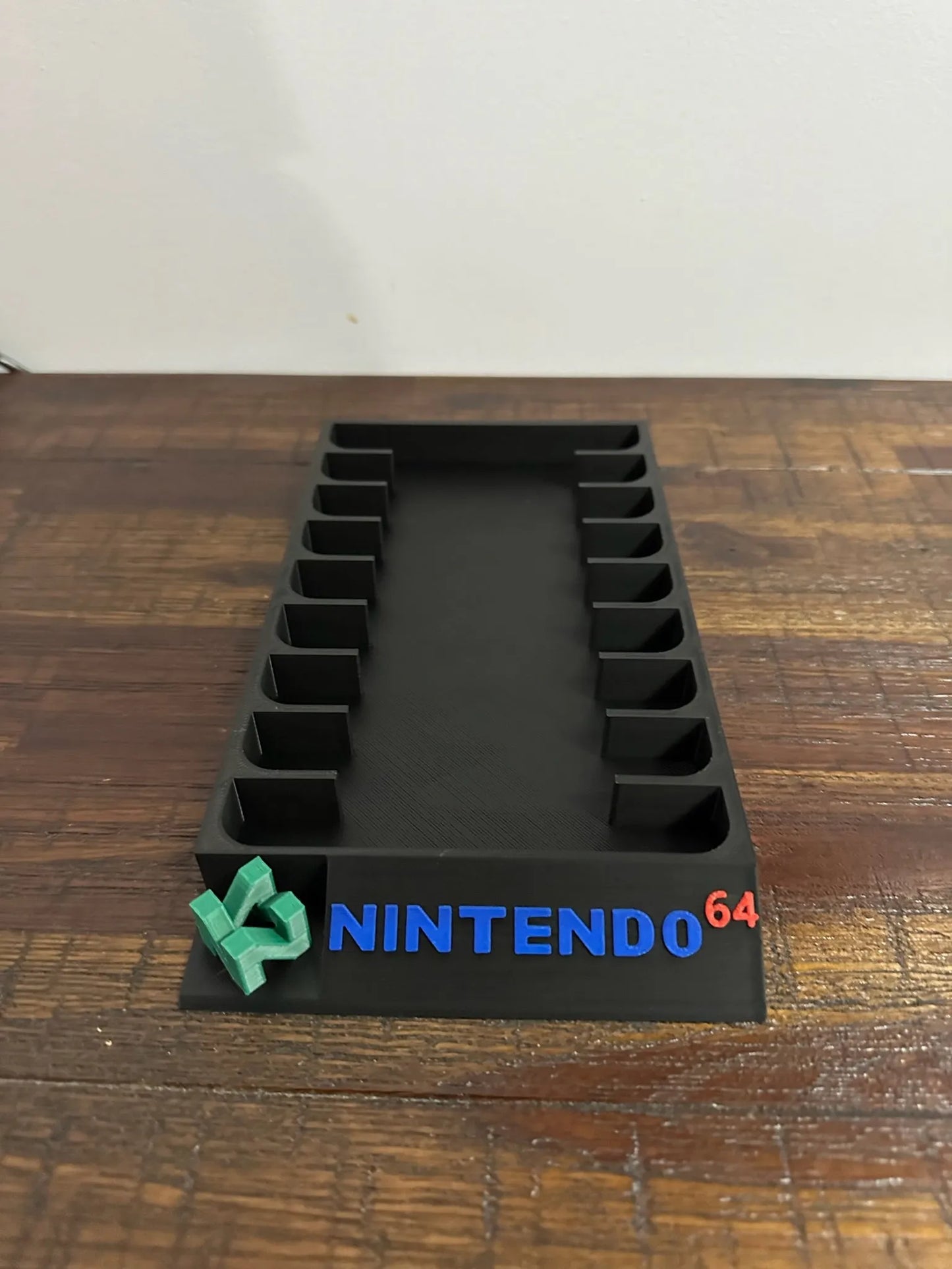 Nintendo 64 Game Holder - With 3D N64 Logo & Coloured Text - Holds 9 Games - Michael's 3D World