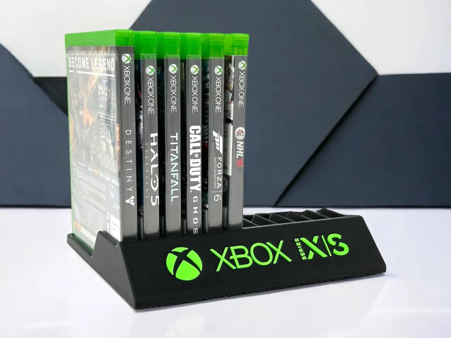 Microsoft Xbox, Xbox 360, Xbox One Game stand/Holder - Holds 10 Games - Michael's 3D World