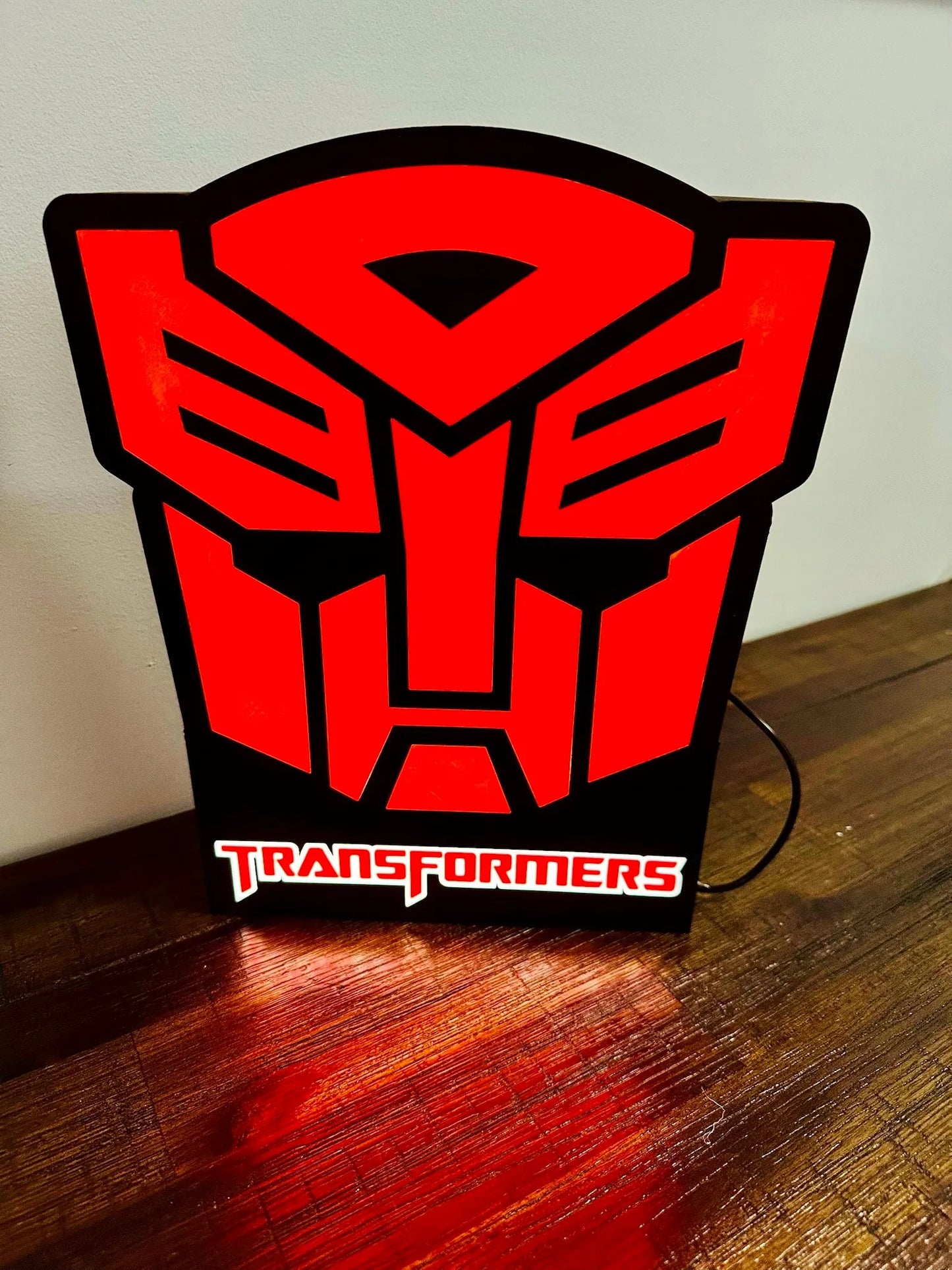 Transformers: Decepticon and Autobots Logos - Light up signs!