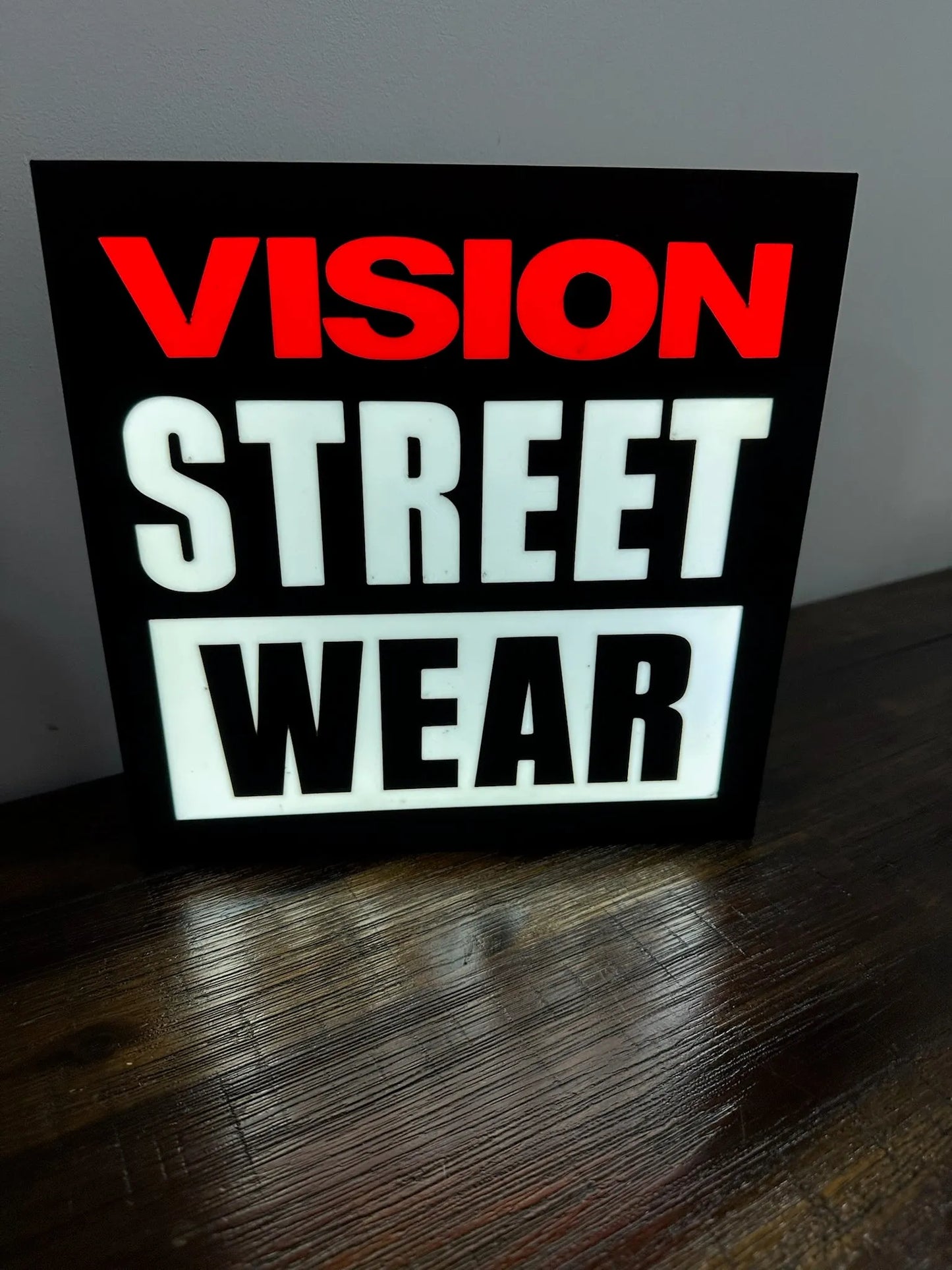 Vision Street Wear - Night Light / Light Box / Light Up Wall Art - Michael's 3D World