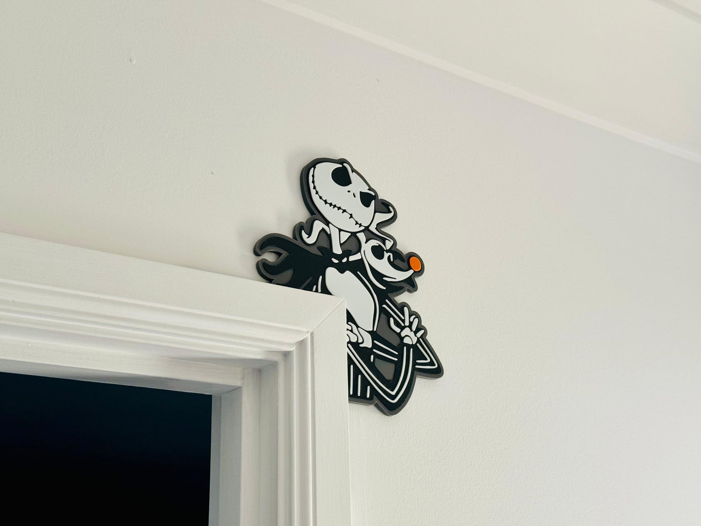 Jack Skellington & Zero - Door Frame Corner Decoration (Left or Right Side) - Michael's 3D World