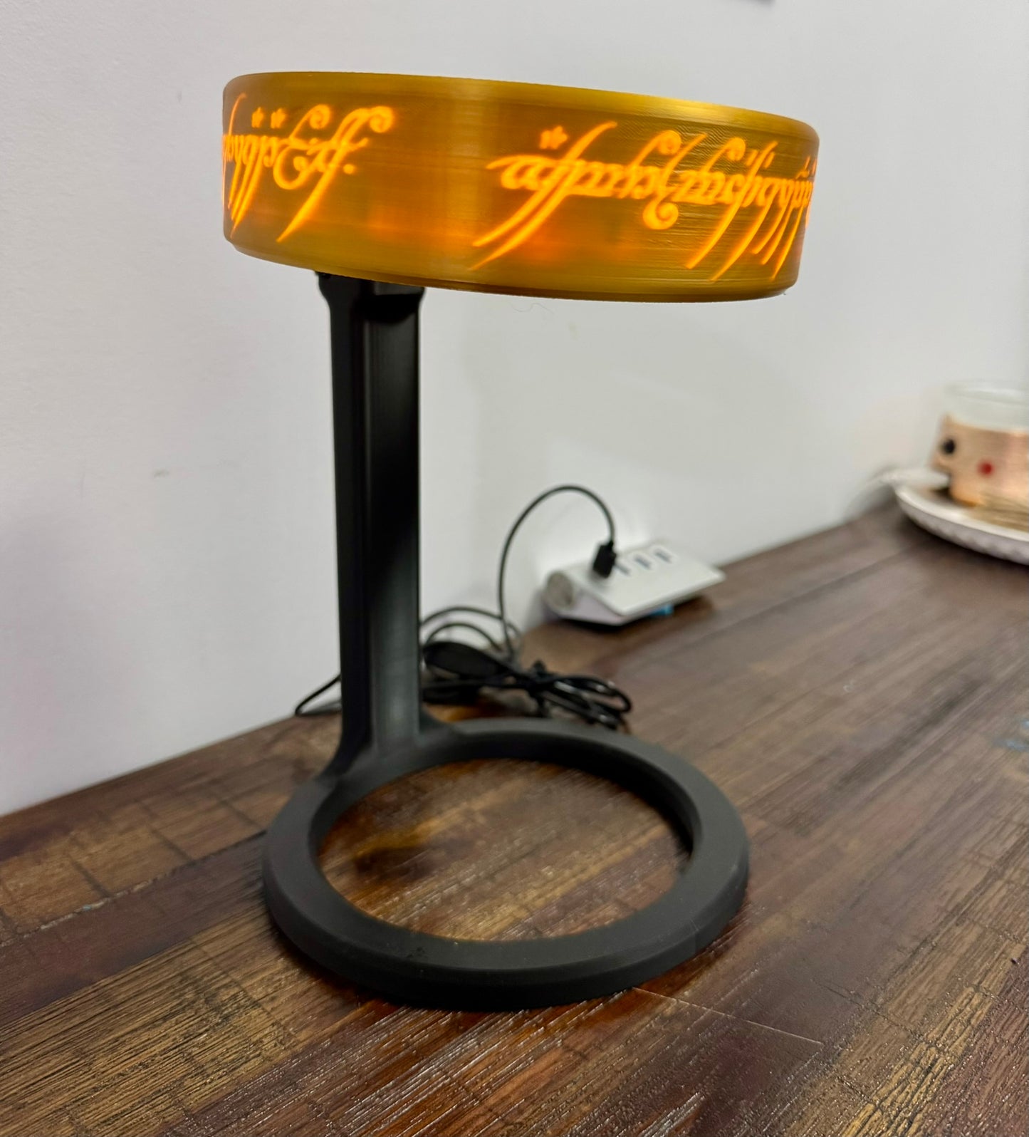 Lord Of The Rings - The One Ring - Unique Wall Art / Night Light