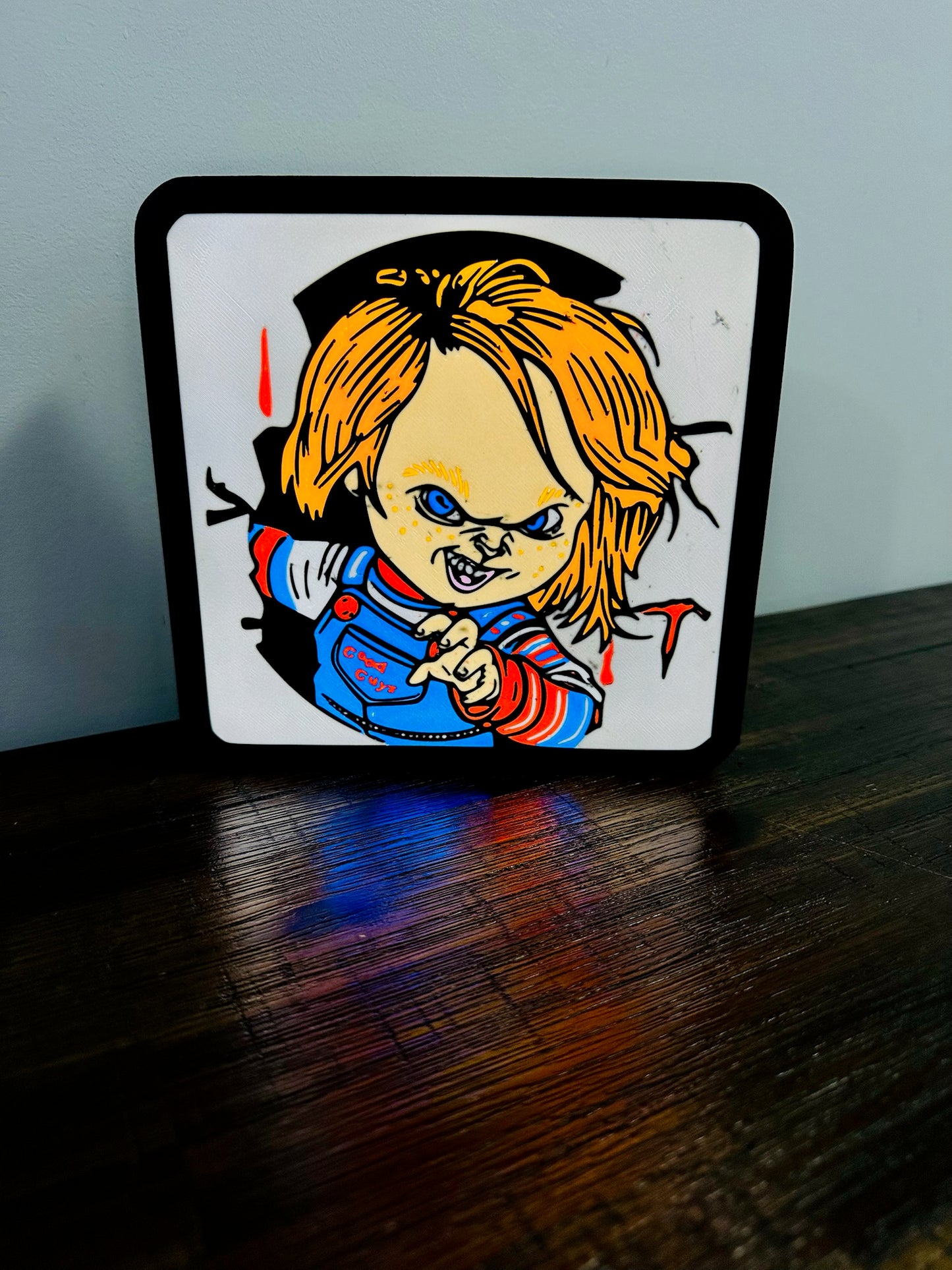 "Good Guy" Chucky - Light Up Sign / Night Light - USB Powered