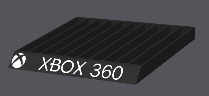 Microsoft Xbox, Xbox 360, Xbox One Game stand/Holder - Holds 10 Games - Michael's 3D World