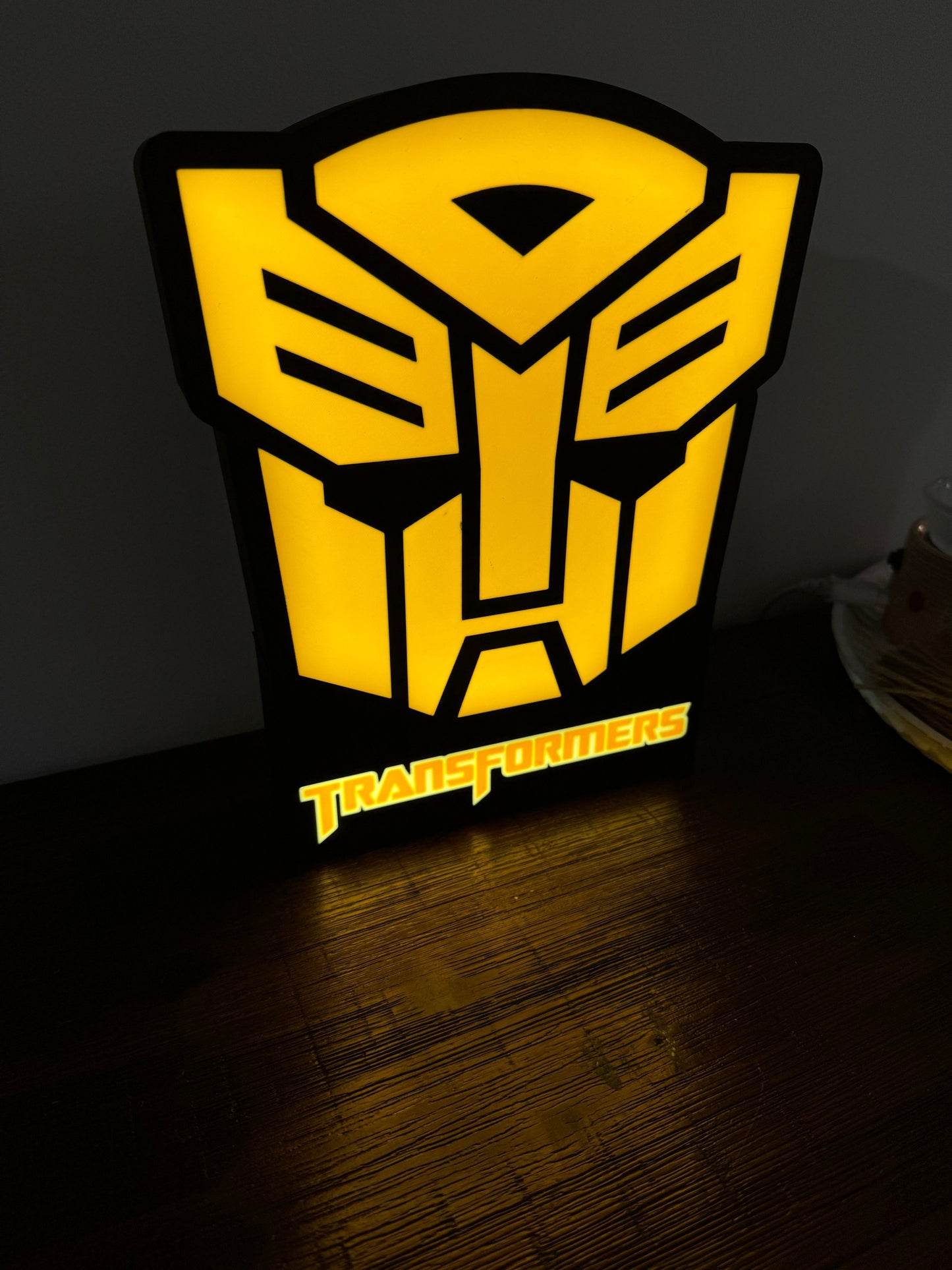 Transformers: Decepticon and Autobots Logos - Light up signs!
