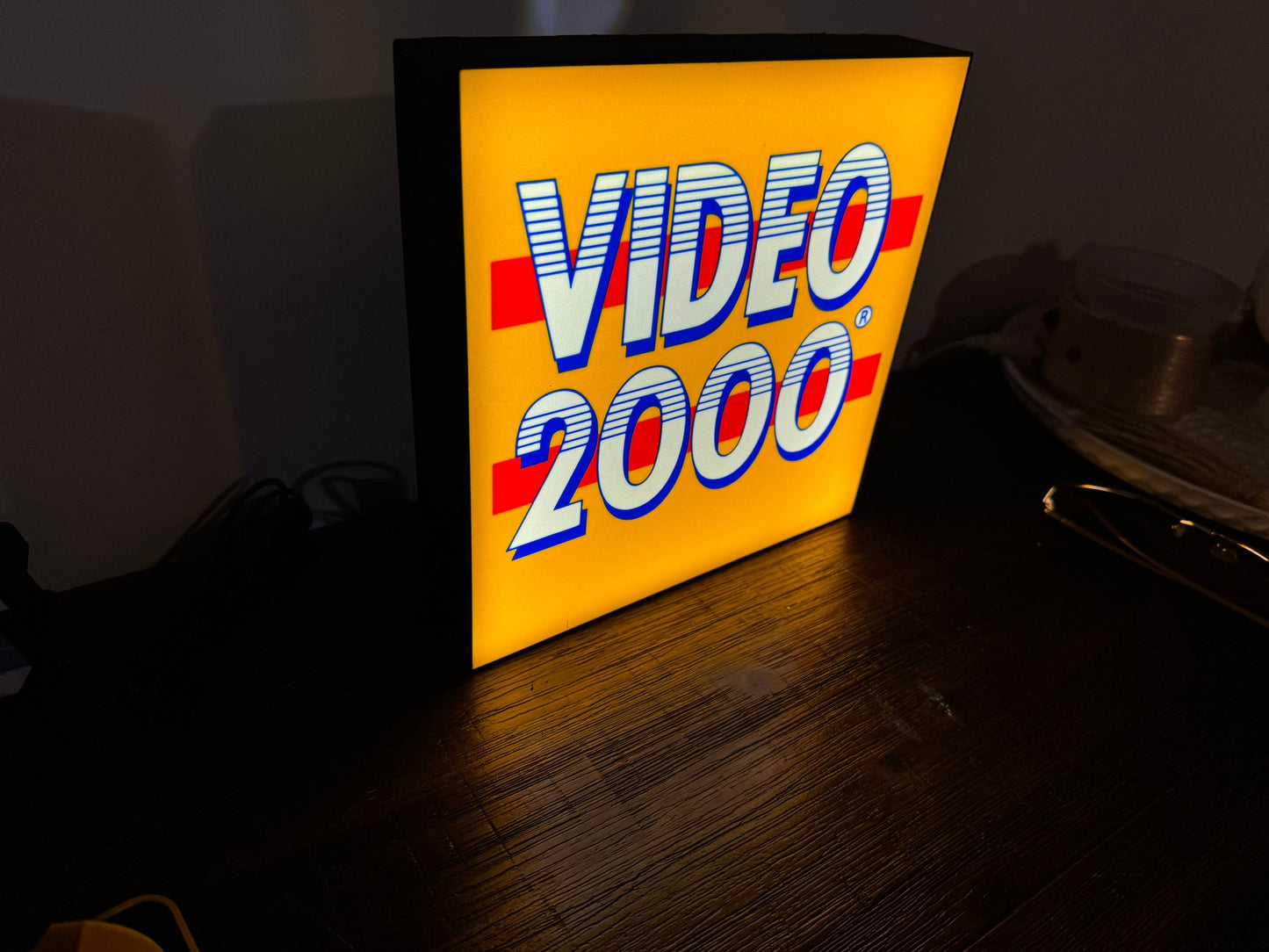 Video 2000 Illuminated LED Sign, USB-Powered Night Light