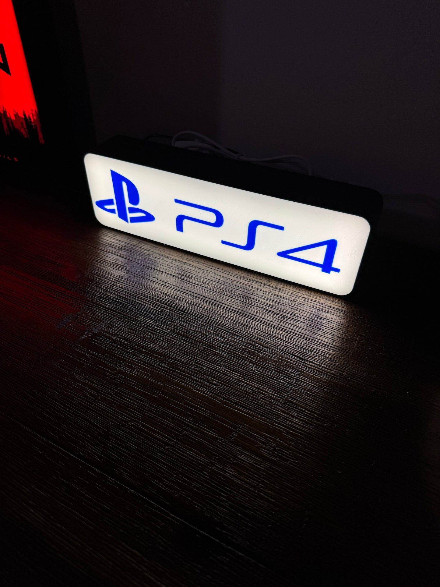 Playstation PS4 - Mini LED Light Up Sign / Night Light - USB Powered