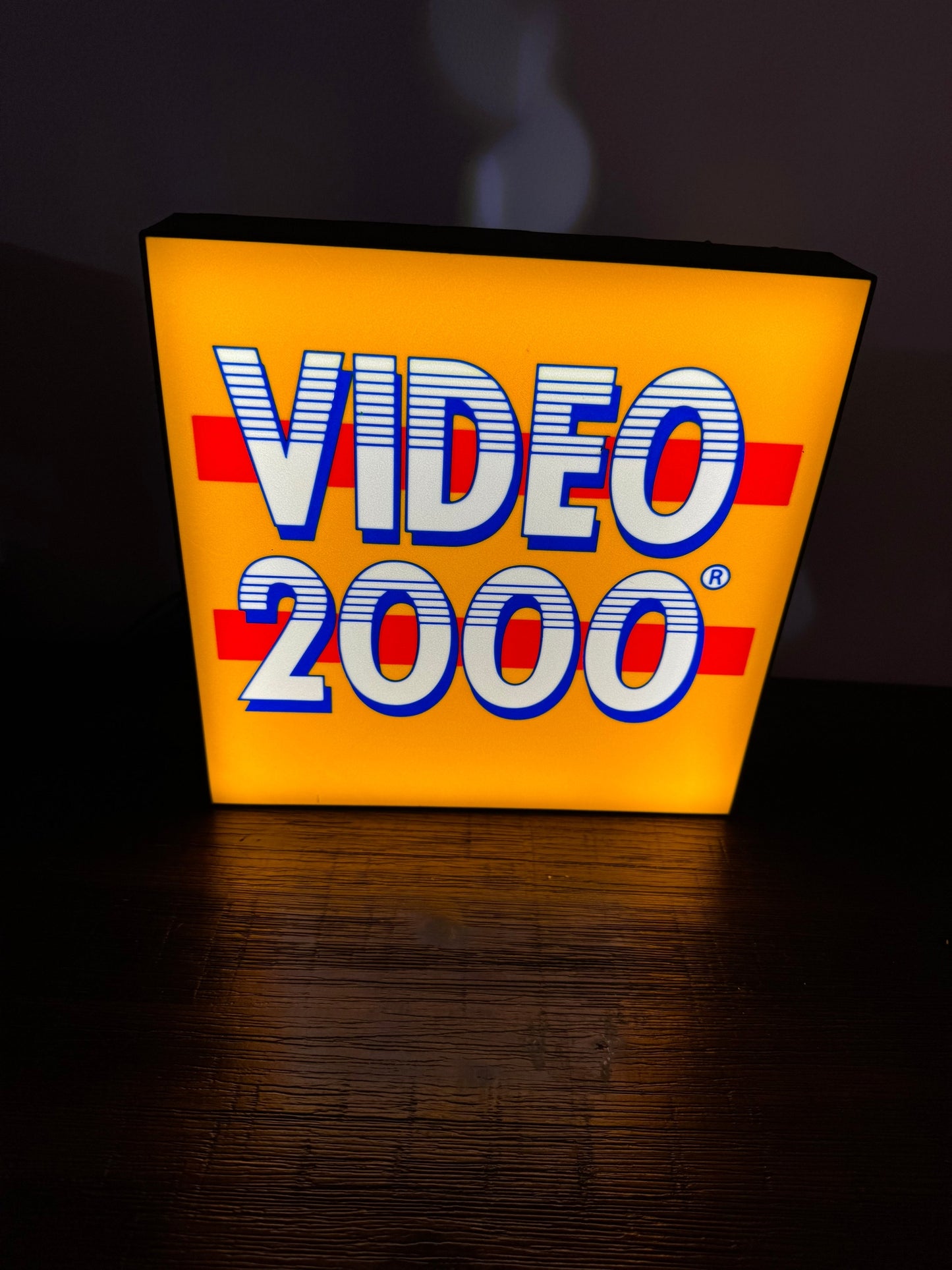 Video 2000 Illuminated LED Sign, USB-Powered Night Light