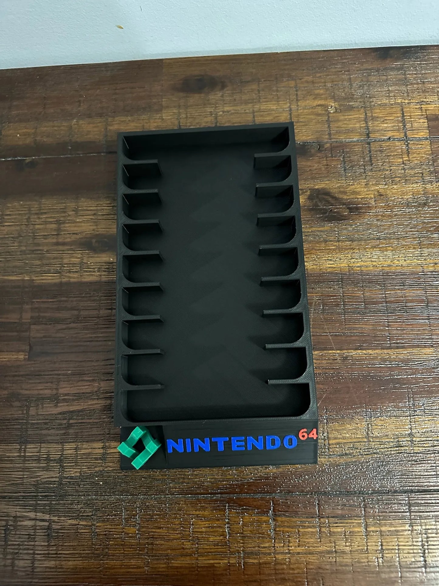 Nintendo 64 Game Holder - With 3D N64 Logo & Coloured Text - Holds 9 Games - Michael's 3D World