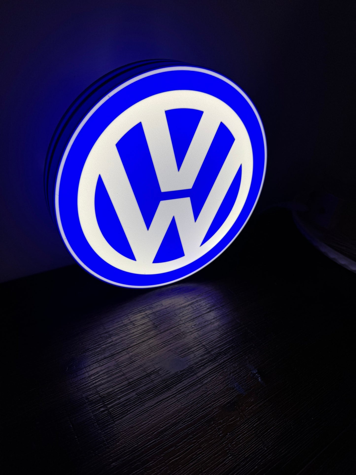 Volkswagon Logo - Light Up Artwork / Wall Art / Sign