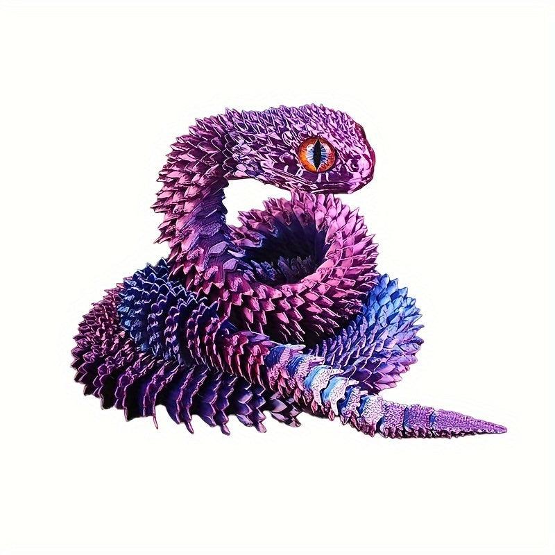 Flexible Large Flexible Snake - Perfect for a Halloween Decoration, or Christmas Gift! - Michael's 3D World