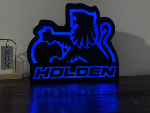 Holden Lion Badge - Light Up Artwork / Illuminated Wall Art / LED Display Sign