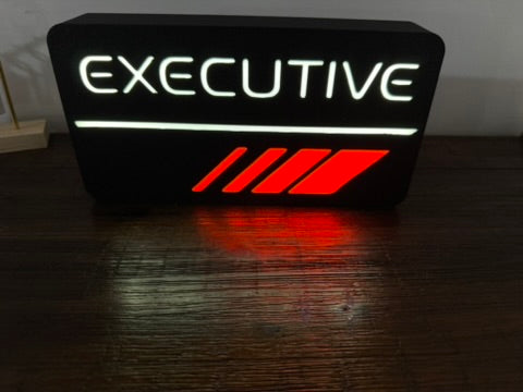 Holden Commodore VK VL VN VP Executive Badge - Light Up Artwork / Illuminated Wall Art / LED Display Sign