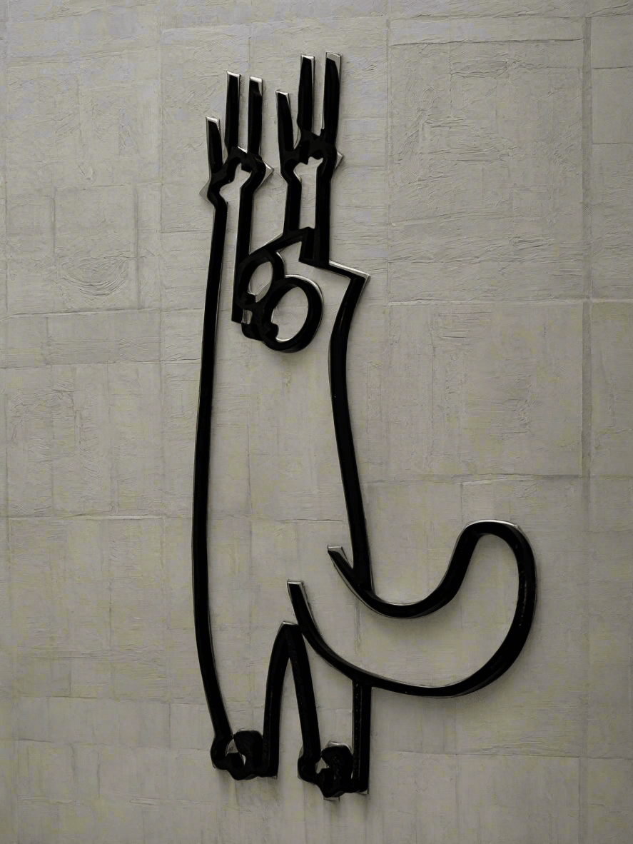 Simon’s Cat: 2D Cat Scratch/Hanging Artwork - Wall art - Michael's 3D World