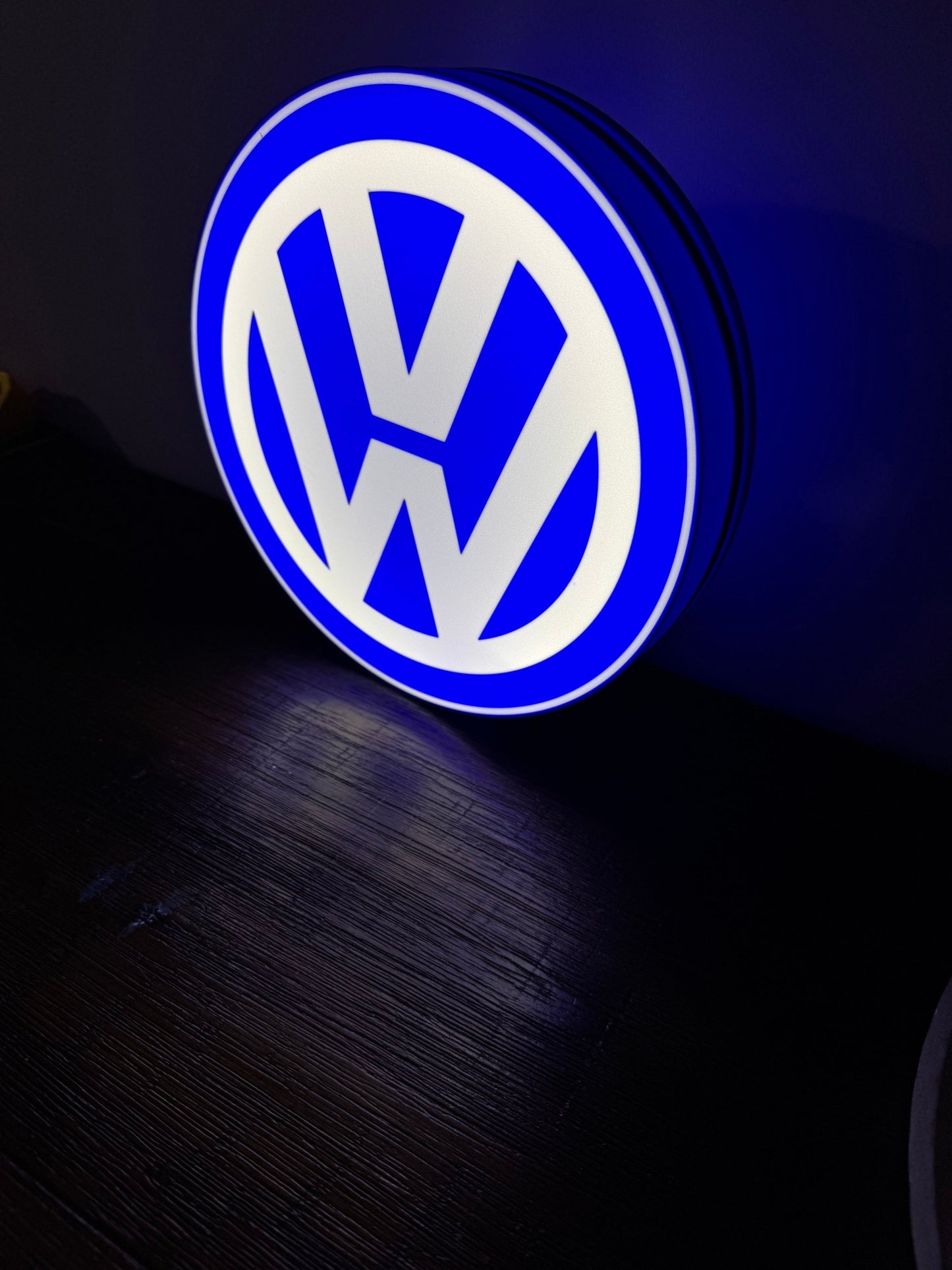 Volkswagon Logo - Light Up Artwork / Wall Art / Sign