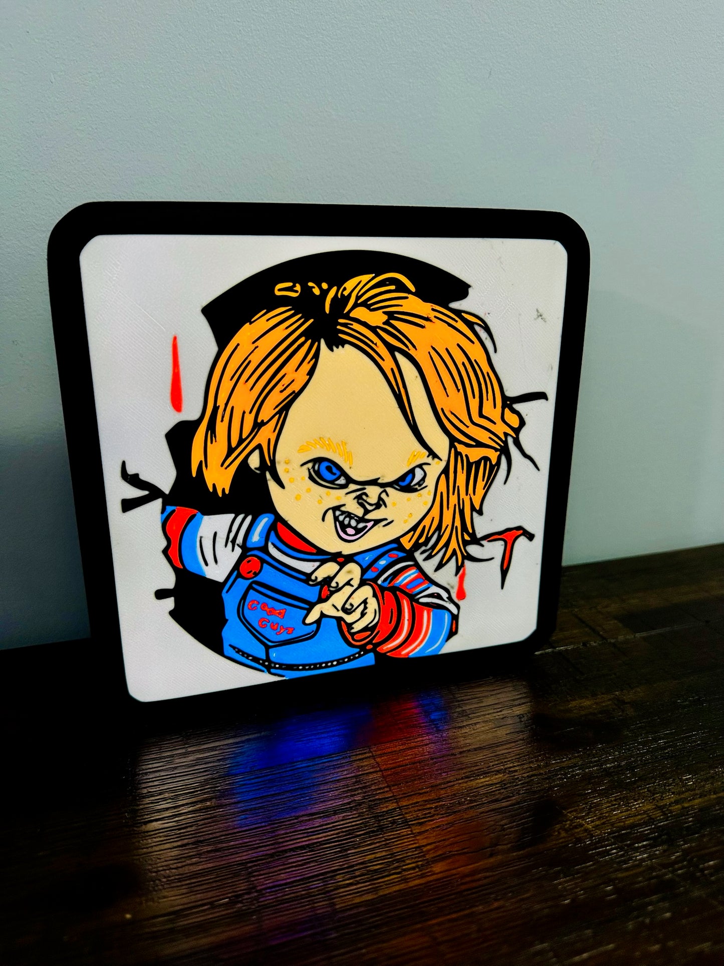 "Good Guy" Chucky - Light Up Sign / Night Light - USB Powered