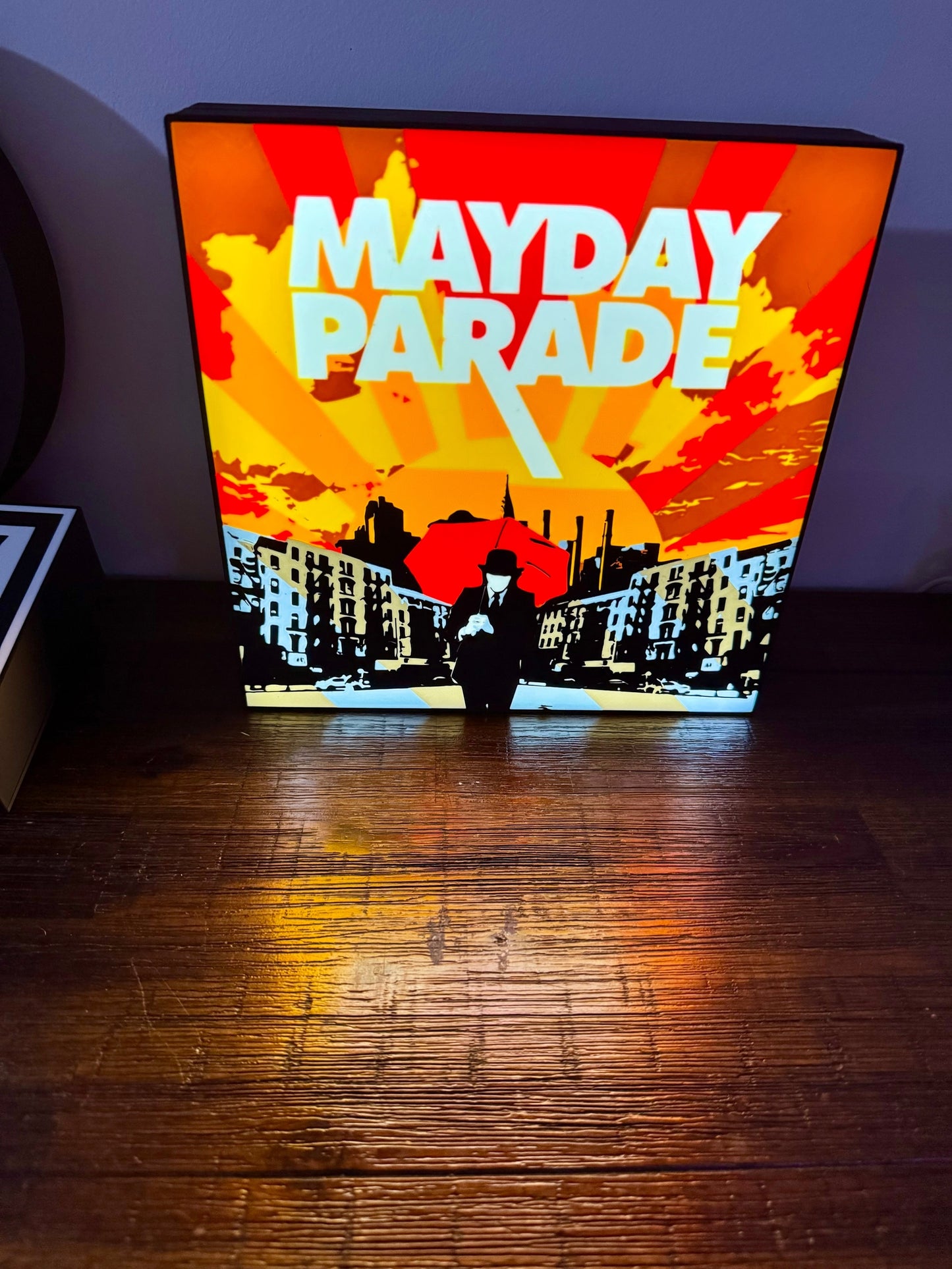 Mayday Parade Illuminated Wall Sign - USB Powered LED Display