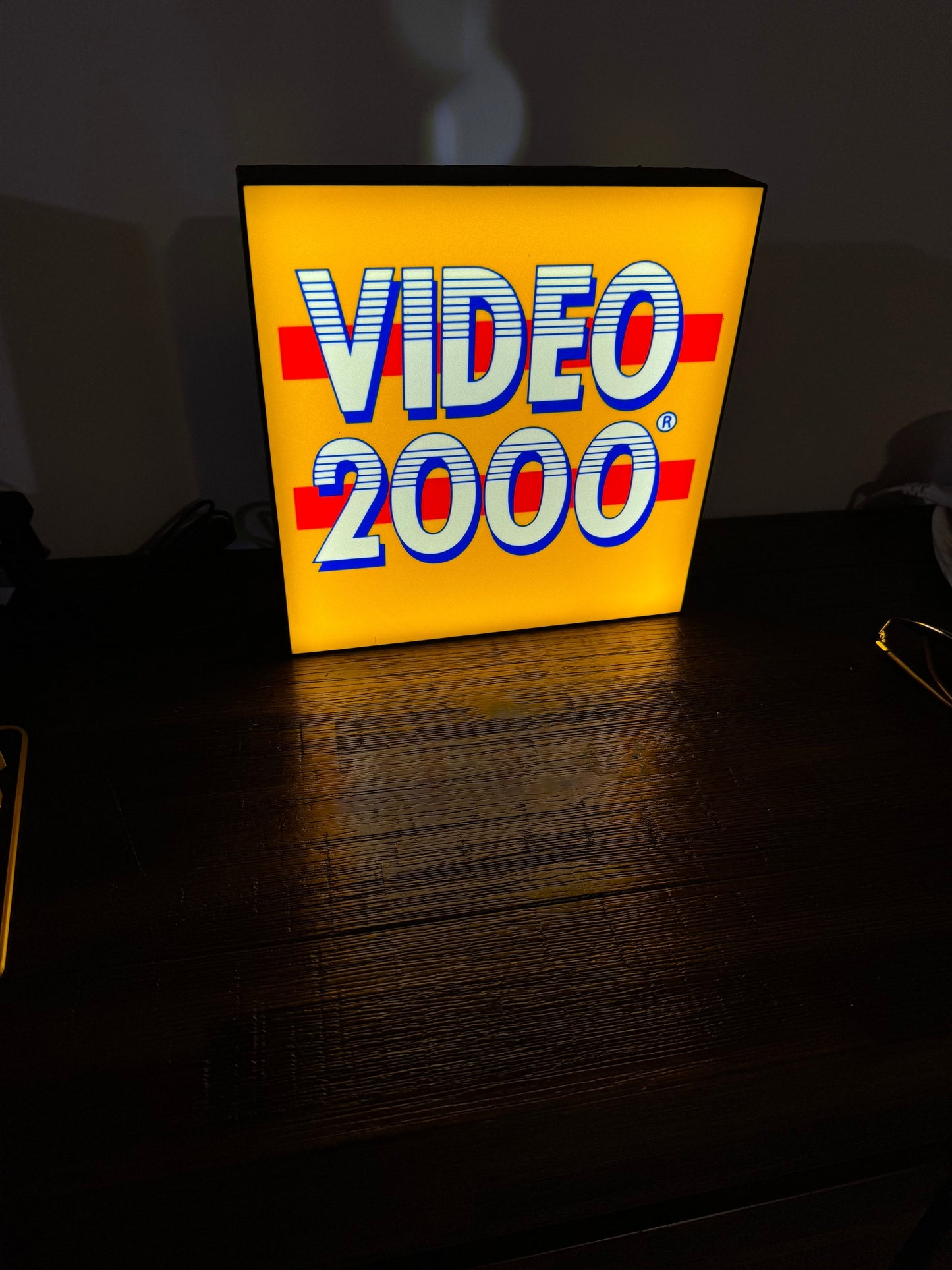 Video 2000 Illuminated LED Sign, USB-Powered Night Light