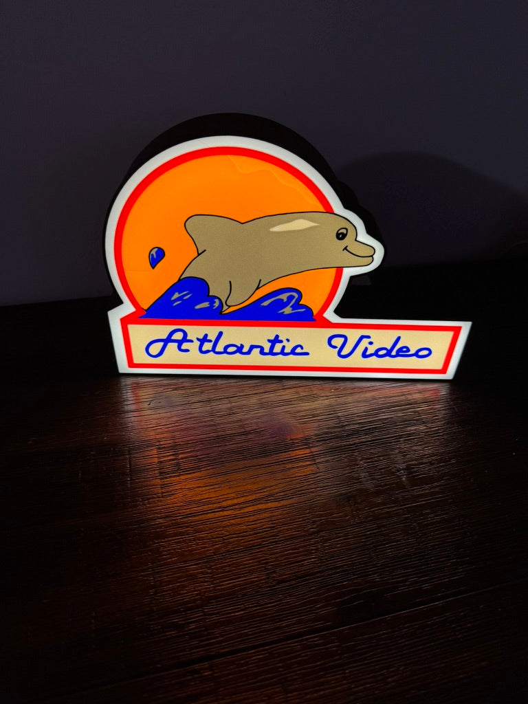 Atlantic Video Illuminated LED Sign, USB-Powered Night Light