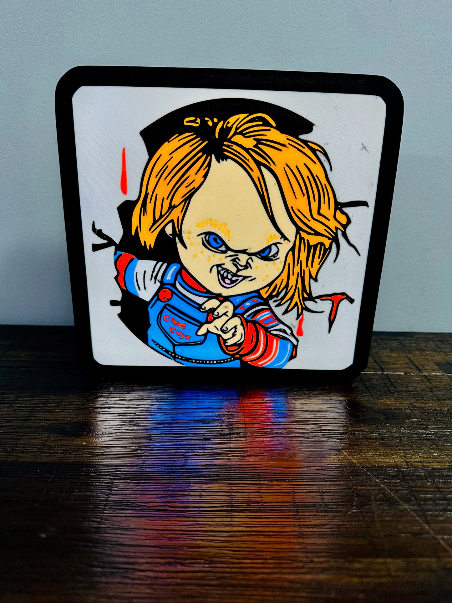 "Good Guy" Chucky - Light Up Sign / Night Light - USB Powered