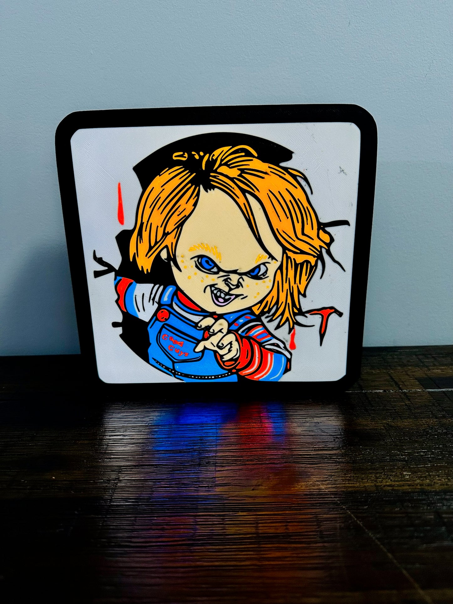 "Good Guy" Chucky - Light Up Sign / Night Light - USB Powered
