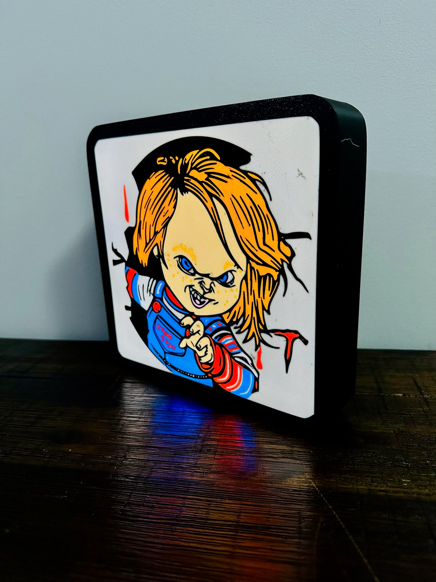"Good Guy" Chucky - Light Up Sign / Night Light - USB Powered