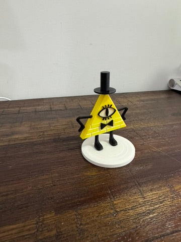 Bill Cipher Gravity Falls Figurine - Plastic Model