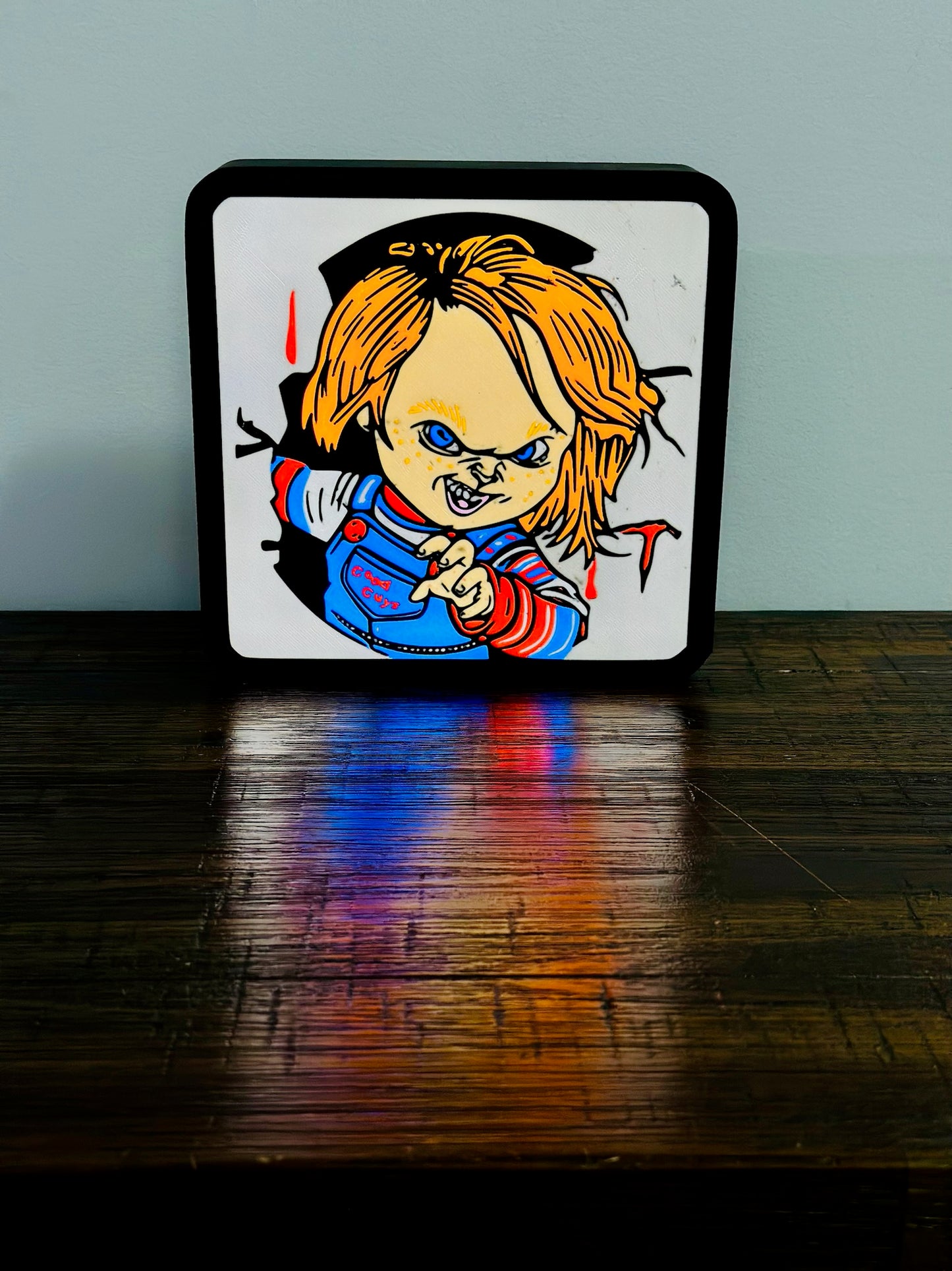 "Good Guy" Chucky - Light Up Sign / Night Light - USB Powered