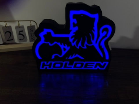 Holden Lion Badge - Light Up Artwork / Illuminated Wall Art / LED Display Sign