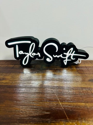 Taylor Swift Autograph / Signature Light Box - 30cm, USB Powered, LED Lit - Light Up Wall Art