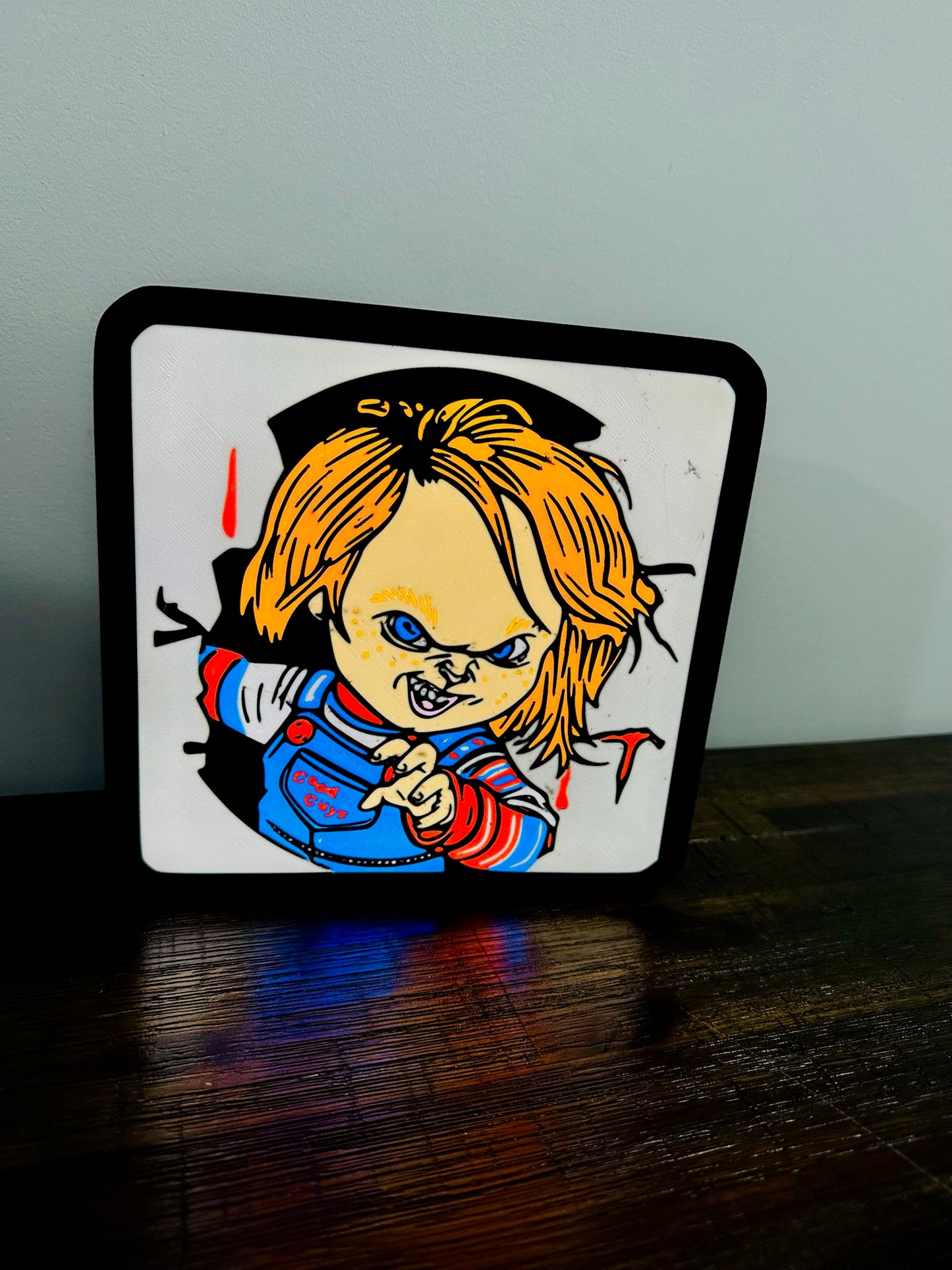 "Good Guy" Chucky - Light Up Sign / Night Light - USB Powered