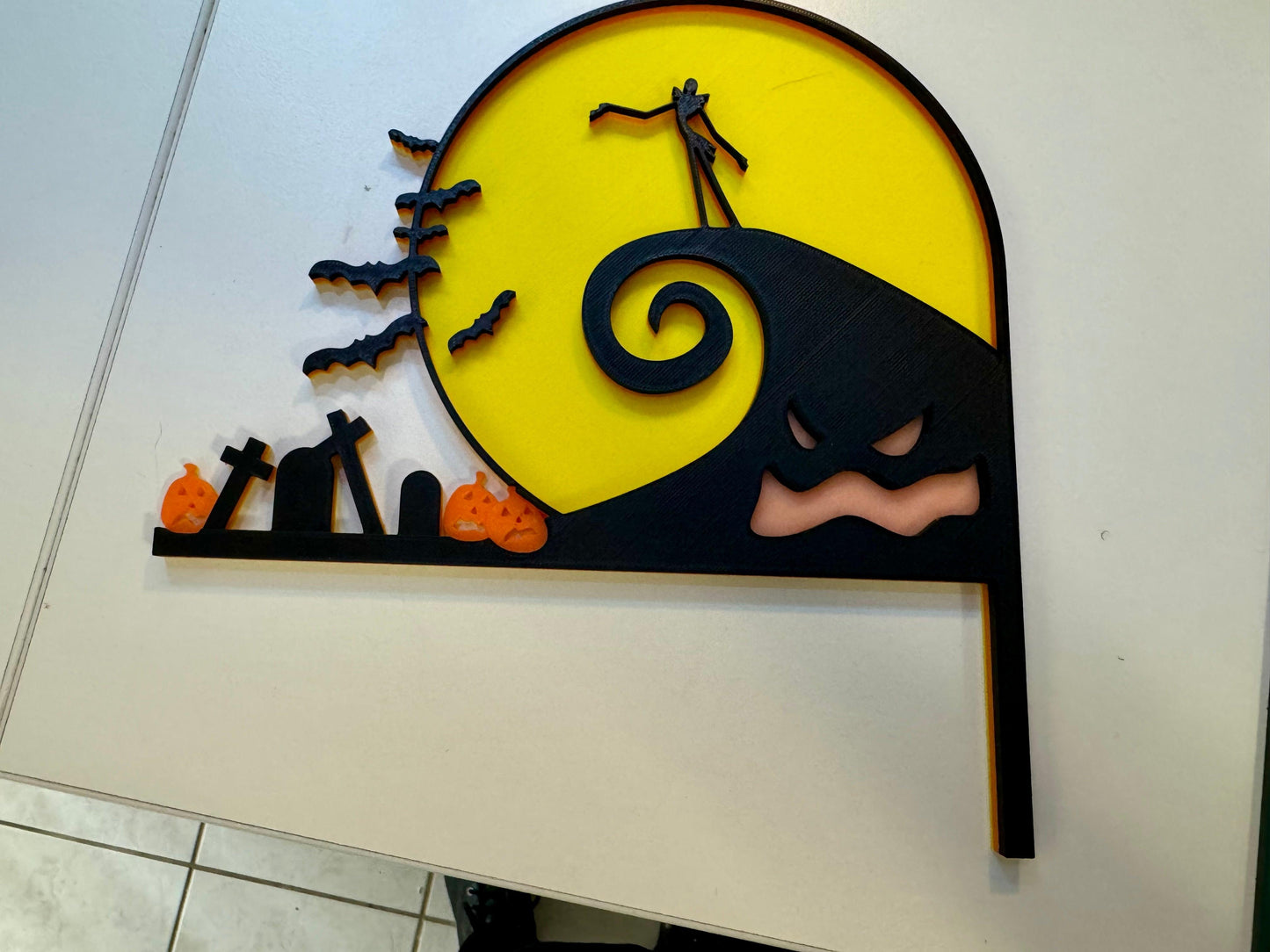 Nightmare Before Christmas Inspired Door Corner Decoration - Glow in the Dark - Michael's 3D World