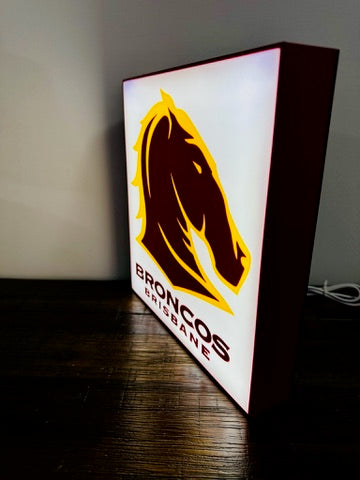Brisbane Broncos Team new Logo - Light Box / LED Display