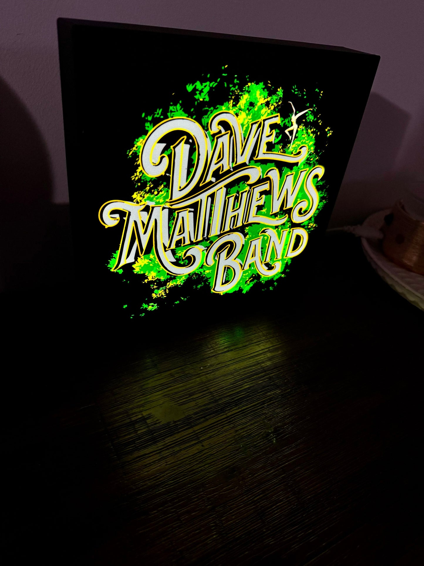 Dave Mathews Band Illuminated Wall Sign - USB Powered LED Display