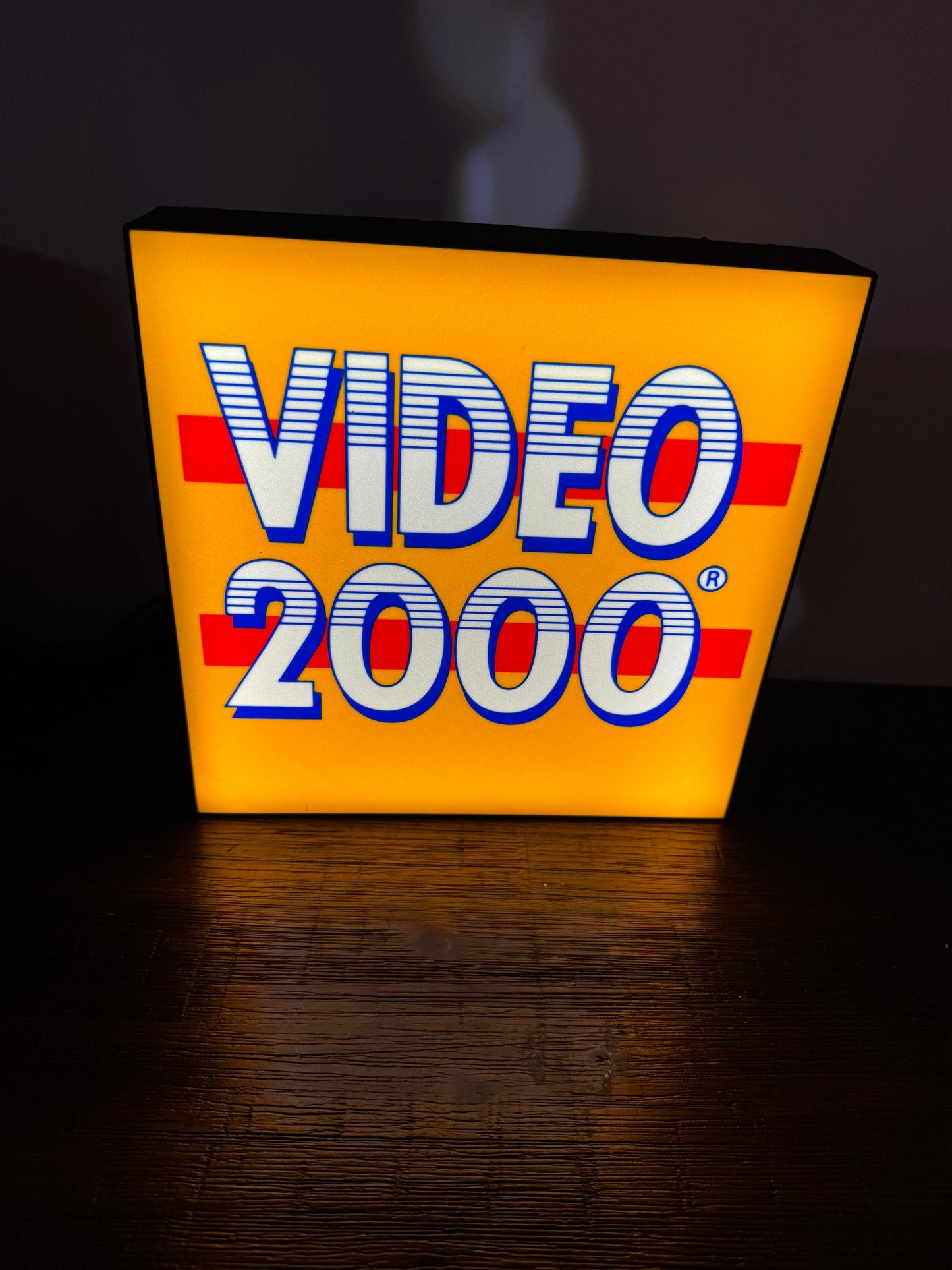 Video 2000 Illuminated LED Sign, USB-Powered Night Light