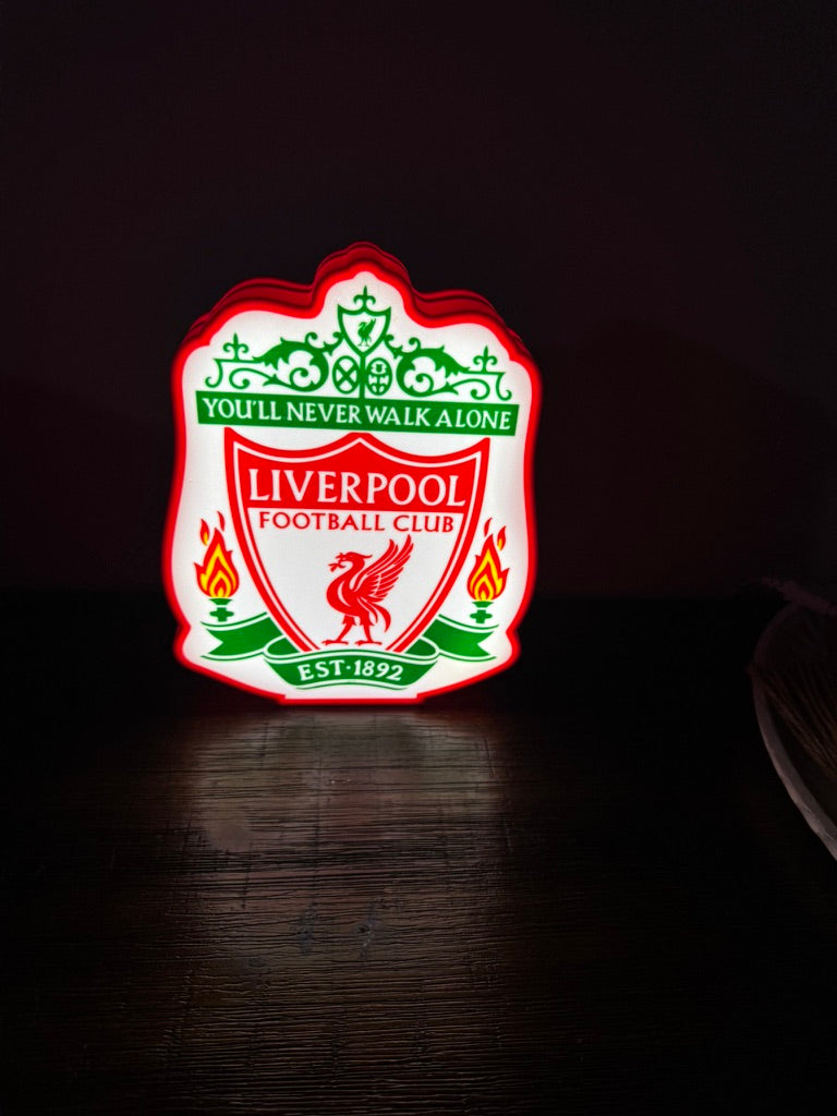 Liverpool Football Club - Light up Logo / Sign - USB Powered