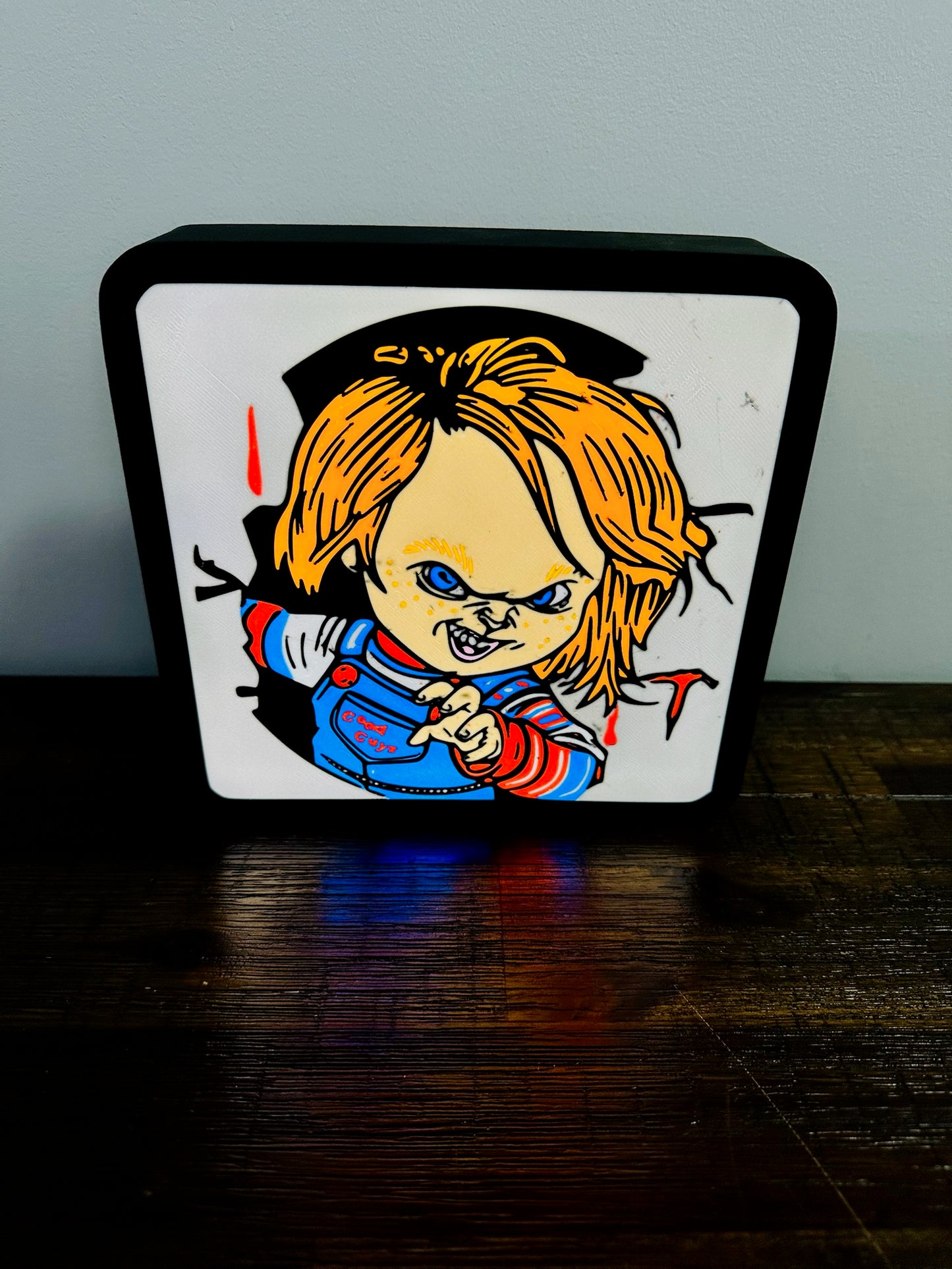 "Good Guy" Chucky - Light Up Sign / Night Light - USB Powered