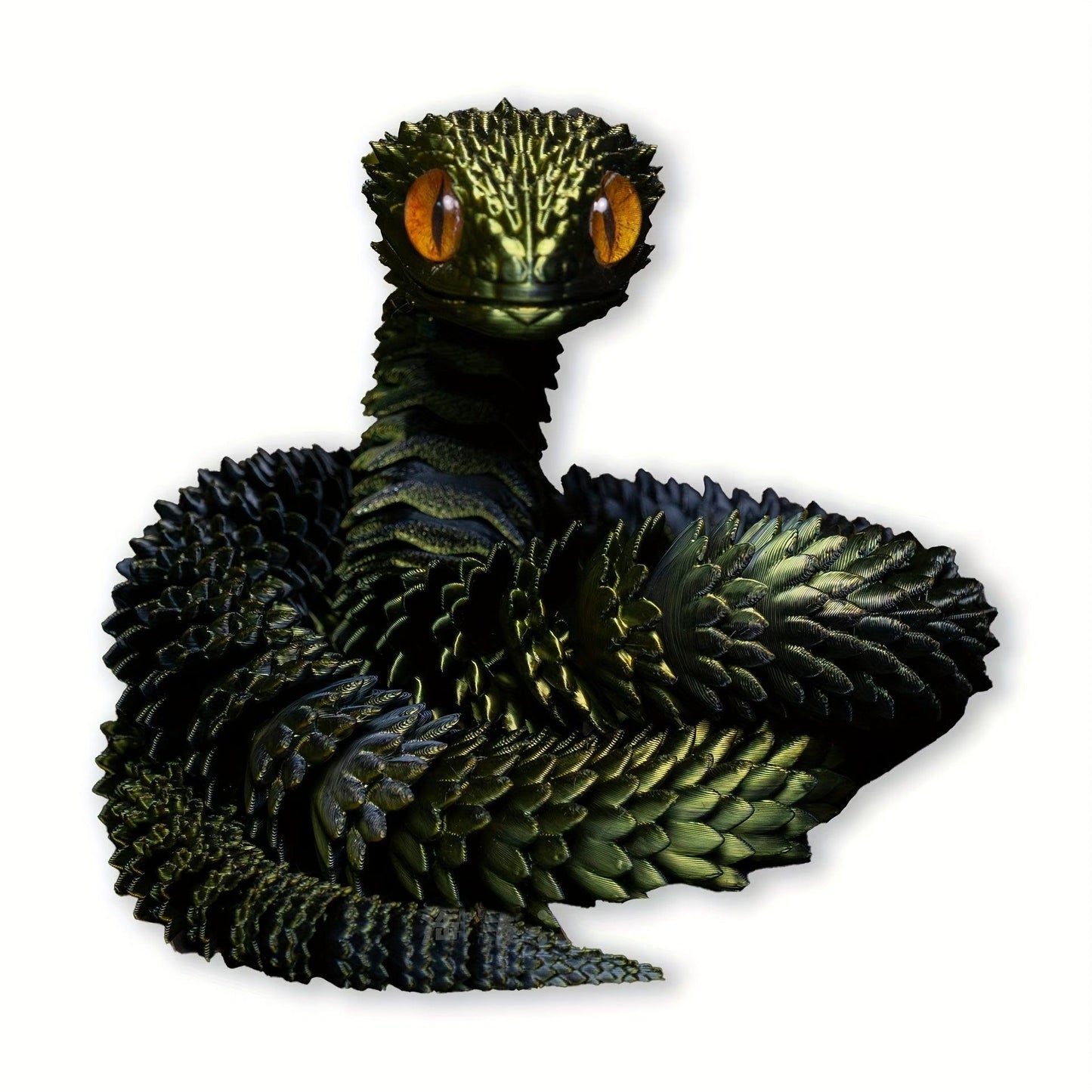 Flexible Large Flexible Snake - Perfect for a Halloween Decoration, or Christmas Gift! - Michael's 3D World