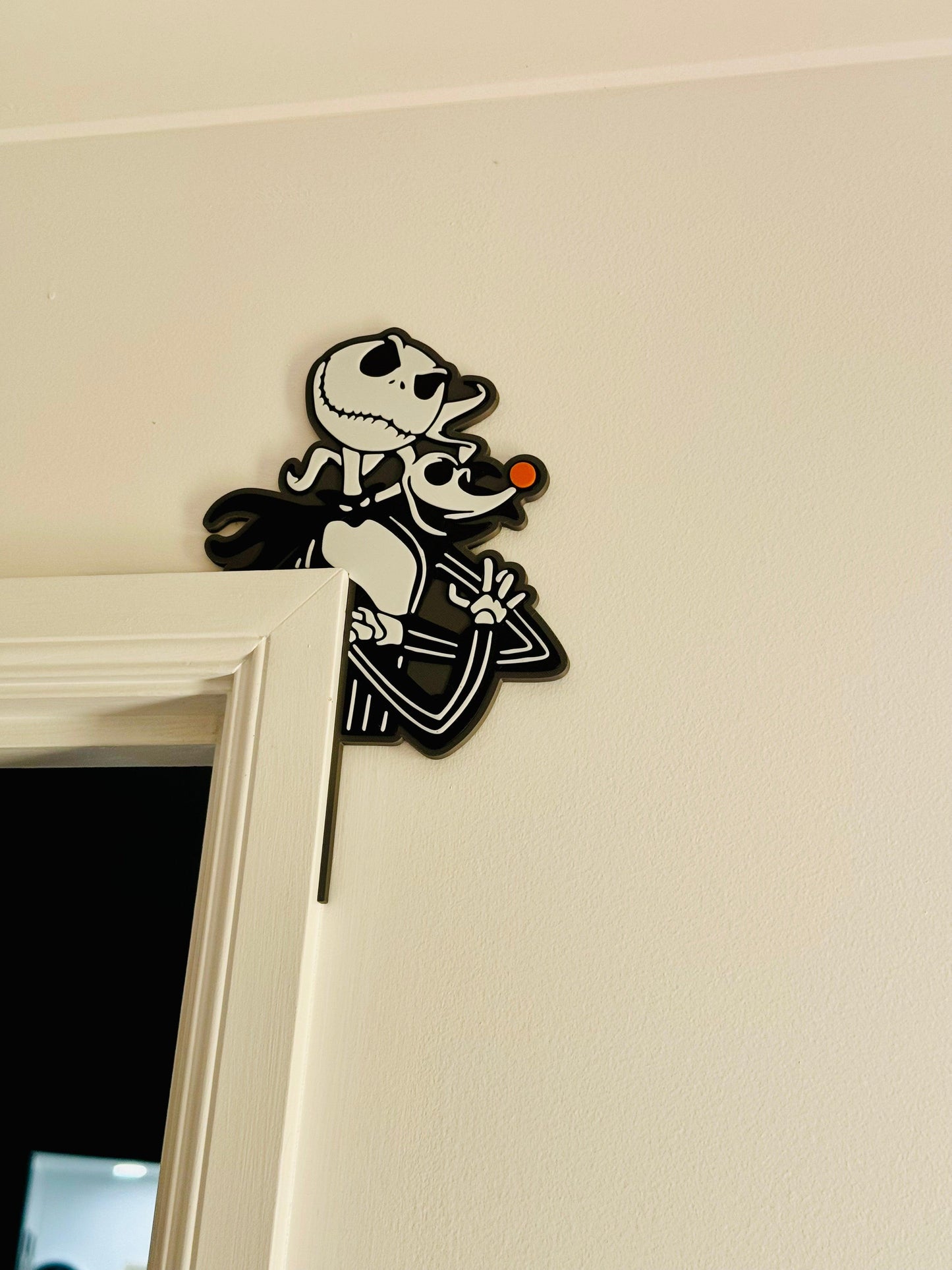 Jack Skellington & Zero - Door Frame Corner Decoration (Left or Right Side) - Michael's 3D World