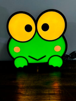 Hello Kitty - Keroppi - Light Up Sign / LED Night Light - USB Powered