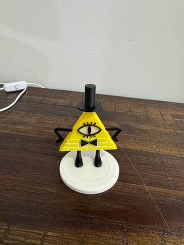 Bill Cipher Gravity Falls Figurine - Plastic Model