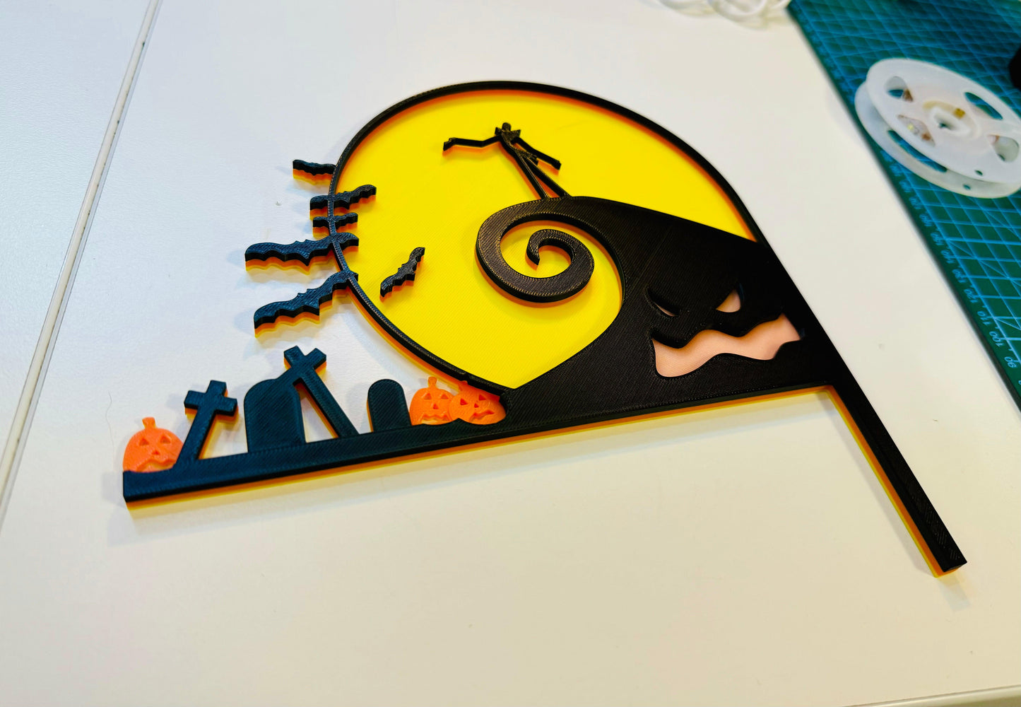 Nightmare Before Christmas Inspired Door Corner Decoration - Glow in the Dark - Michael's 3D World