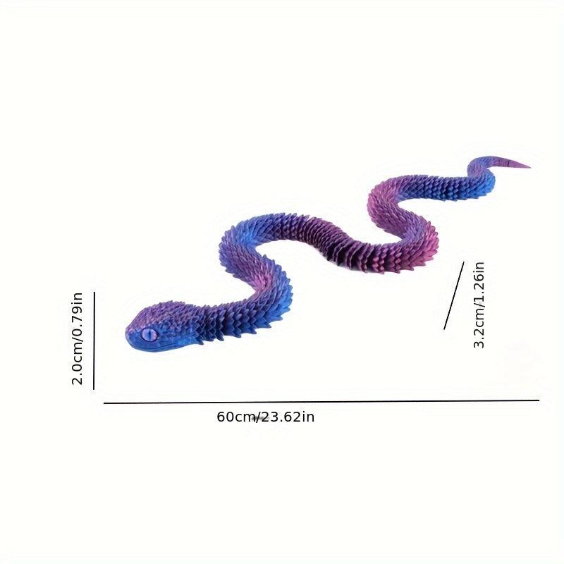 Flexible Large Flexible Snake - Perfect for a Halloween Decoration, or Christmas Gift! - Michael's 3D World
