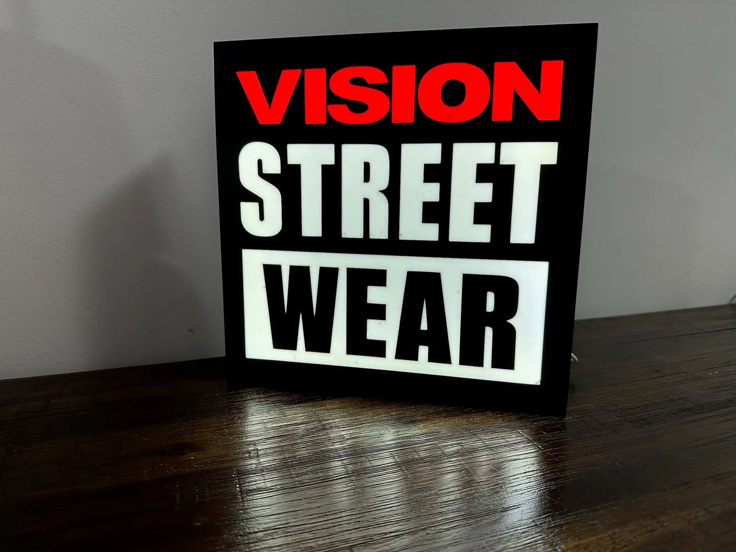 Vision Street Wear - Night Light / Light Box / Light Up Wall Art - Michael's 3D World