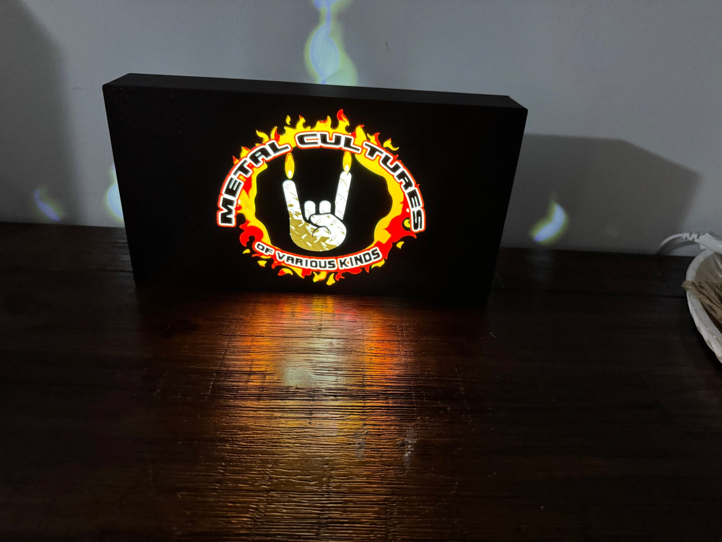 Metal Cultures - of various kinds - Light Up Artwork / Wall Art / Sign